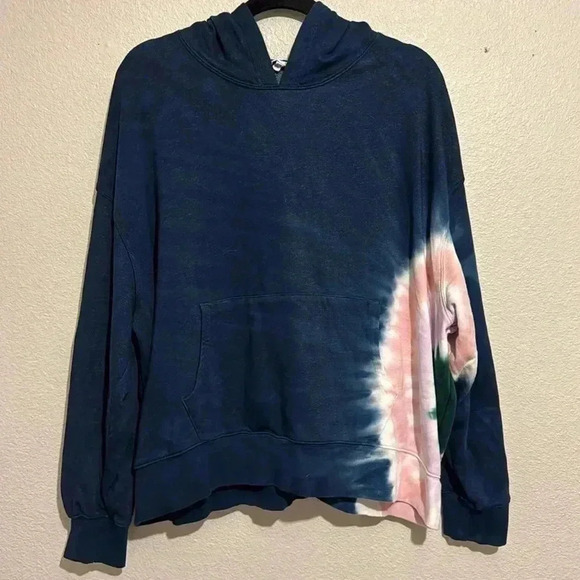 Wildfox Women's French Terry Relaxed Fit Tie-Dye Hoodie Sweater - Picture 3 of 7